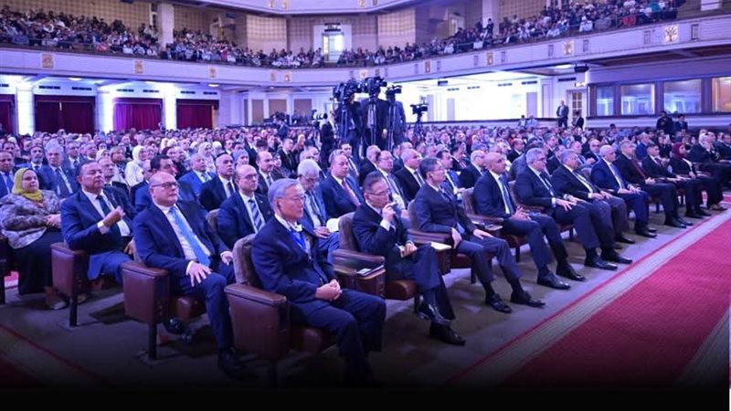 جانب من استقبال الرئيس الكوري الجنوبي 