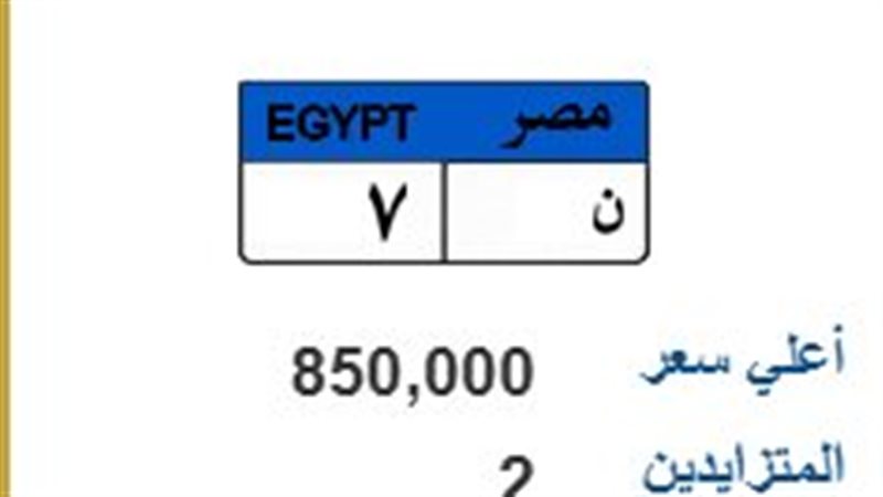 لوحة معدنية مميزة 