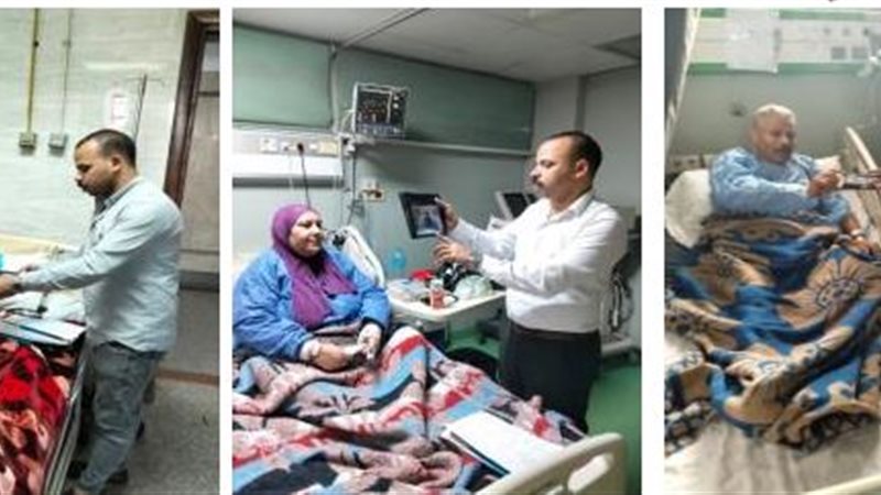 إستتخراج بطاقات القومى للمرضى بأماكنهم