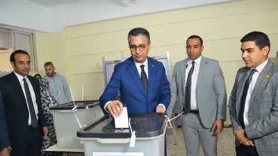 وزير التموين يدلي بصوته في انتخابات النواب 2025 