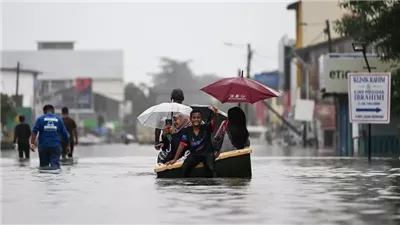  11009 أشخاص من 3839 أسرة تأثروا بالفيضانات في ماليزيا 