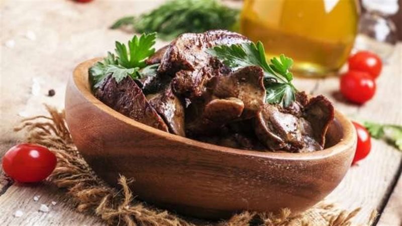 طريقة عمل الكبدة بدبس الرمان 