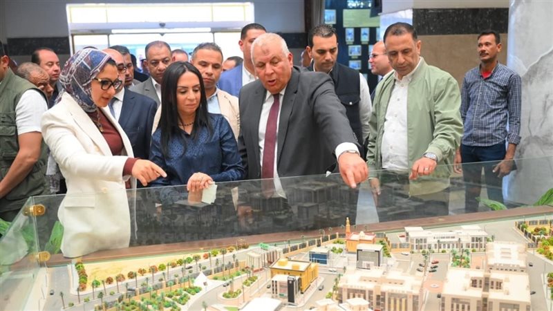 وزيرة التضامن تتفقد العاصمة الجديدة للوادي الجديد 