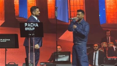 ليلة استثنائية.. أحمد سعد وآدم يشعلان آرينا الكويت (صور)