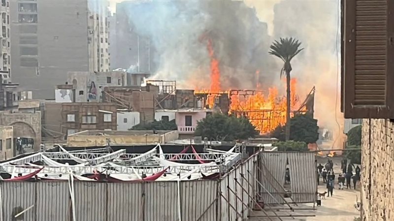 حريق استوديو مصر