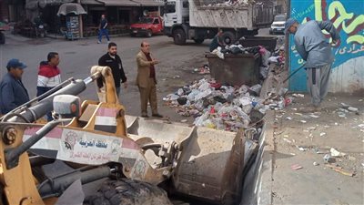 جهود مكثفة لرفع المخلفات وتحسين النظافة بالمحلة