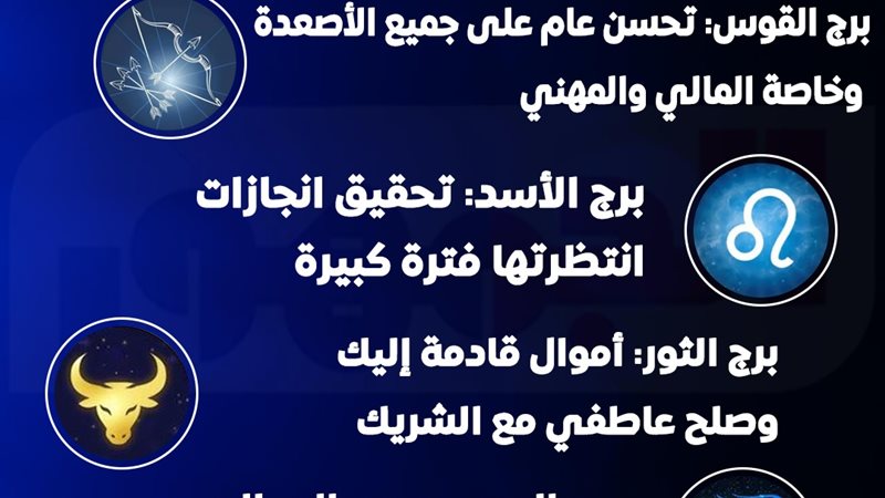 5 أبراج حظهم حلو في ديسمبر 