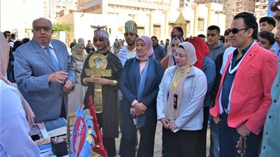 يوم فرعوني بتجارة طنطا لتعزيز وعي الطلاب بتاريخ الحضارة المصرية القديمة