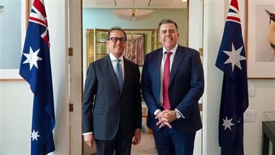 رئيس البرلمان الأسترالي يشيد بالدور المصري فى القضية الفلسطينية 