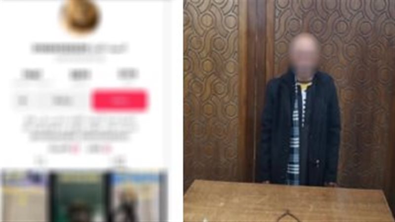 المتهم عقب القبض عليه