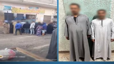 وقفوا الناس طابور للحصول على مبالغ مالية وانتخاب أحد المرشحين بدائرة المراغة | الأمن يتدخل