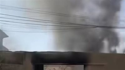 الحماية المدنية تتمكن من السيطرة على حريق هائل داخل مصنع مراتب بالبدرشين 