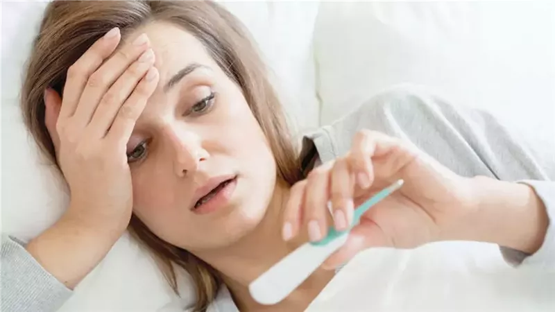 استمرار ارتفاع درجة حرارة الجسم 