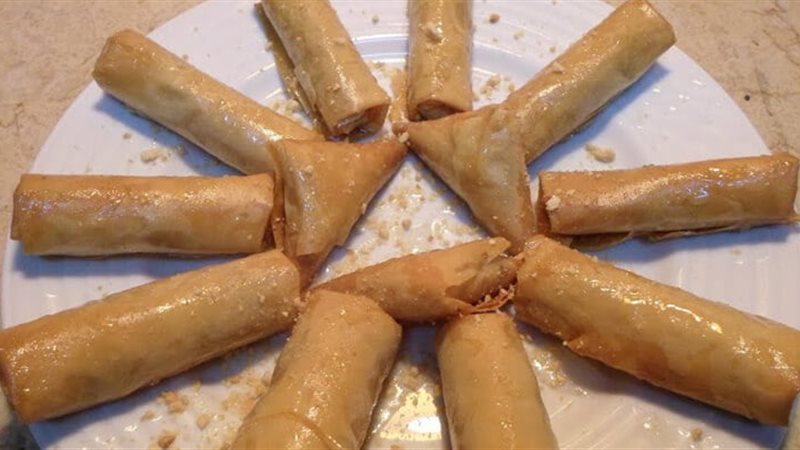 الجلاش الحلو بالمكسرات 
