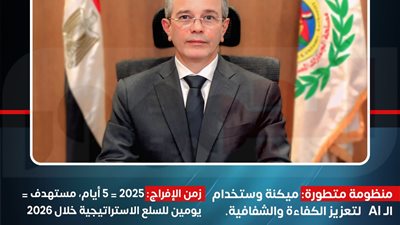 مصر تبدأ استخدام الذكاء الاصطناعي في «الجمارك» (إنفوجراف)