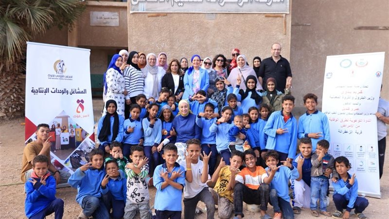  ورشة حرفية لسيدات قرية الزعفرانة