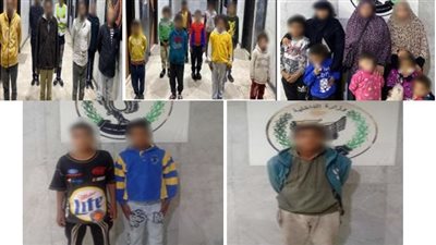 ضبط 11 شخصا لاستغلالهم الأطفال الأحداث في التسول واستجداء المارة