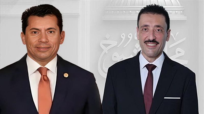  النائب محمد رزق عضو مجلس الشيوخ والدكتور أشرف صبحي