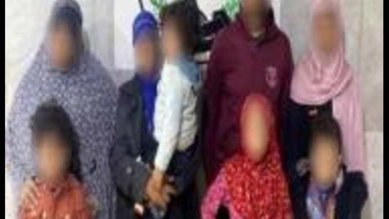 المتهمين و الأطفال 