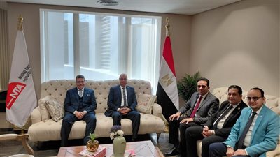 وفد من جامعة سوهاج يزور الاكاديمية الوطنية لبحث وتفعيل آليات التعاون المشترك