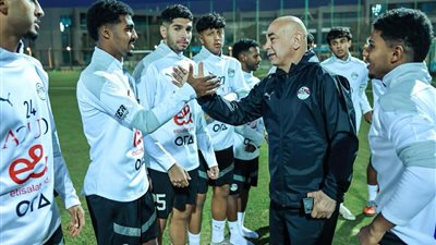 حسام حسن وإبراهيم حسن يزوران معسكر  منتخب مصر مواليد 2007 