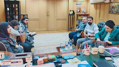 مكتبة مصر العامة تبحث آفاق التعاون مع المعهد العالي للفنون الشعبية