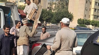حملة مكبرة لرفع الإشغالات وتحسين المظهر الحضاري بمدينة الشروق
