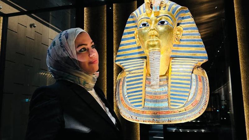 نعمة شحات أمين عهدة كنوز توت عنخ آمون بالمتحف الكبير