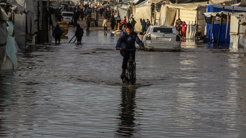قطاع غزة في الشتاء