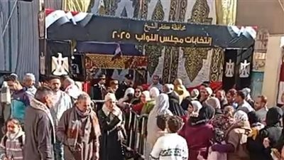 انتخابات مجلس النواب.. إقبال كثيف على لجان كفر الشيخ