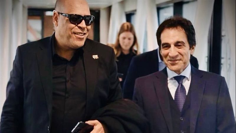 وزير العمل مع سفير مصر في روما