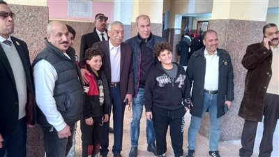 اللواء علي الدمرداش مرشح مجلس النواب يقوم بجولة تفقدية في مدرسة النصر سكول بالمطرية.. صور