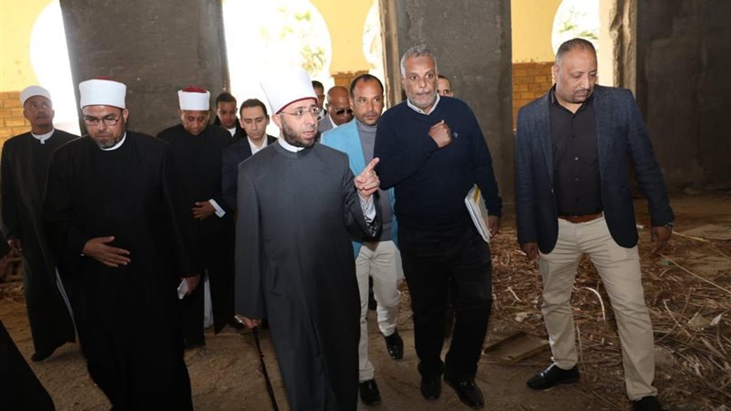 وزير الأوقاف يتفقد وقف سيدي يوسف أبو الحجاج الخيري