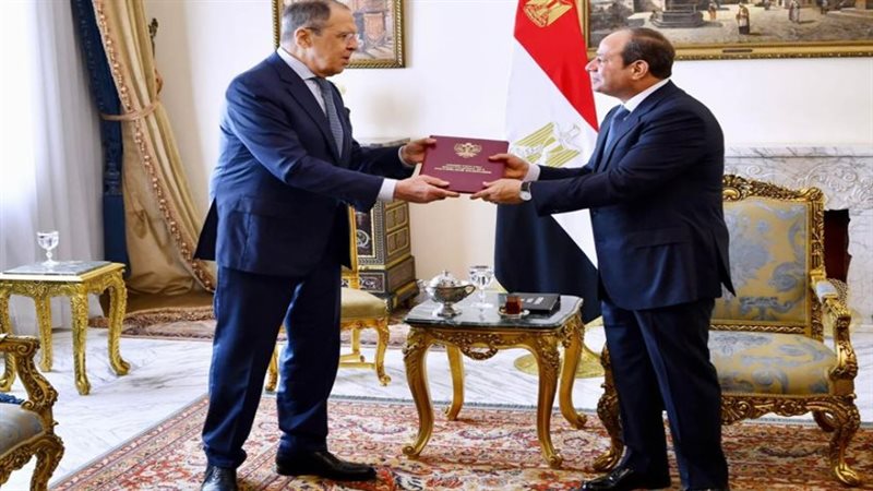 الرئيس السيسى وسيرجي لافروف
