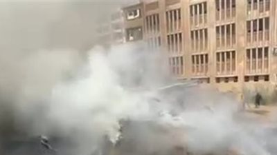 السيطرة على حريق مسرح مدرسة الزراعة غرب طنطا دون إصابات