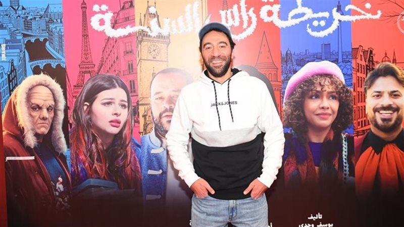 محمد سلام من العرض الخاص لفيلم خريطة رأس السنة