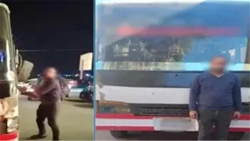 المتهم عقب القبض عليه