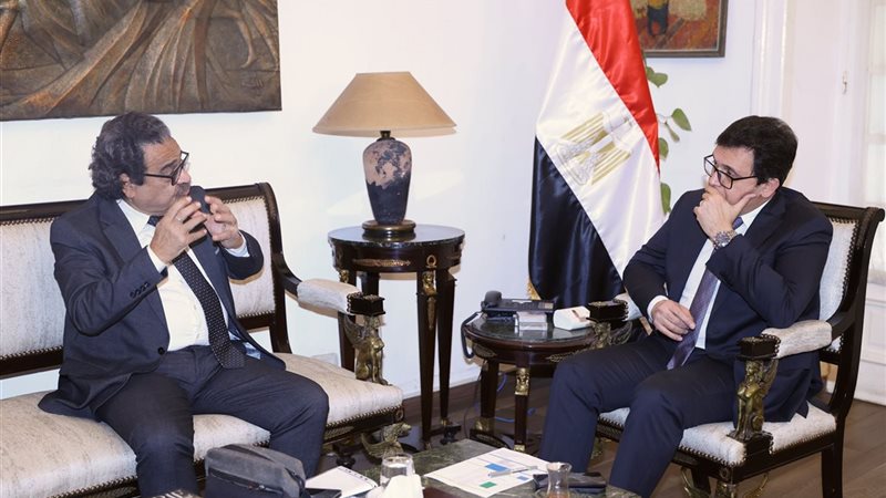 لقاء وزير الثقافة ورئيس اتحاد الناشرين المصريين