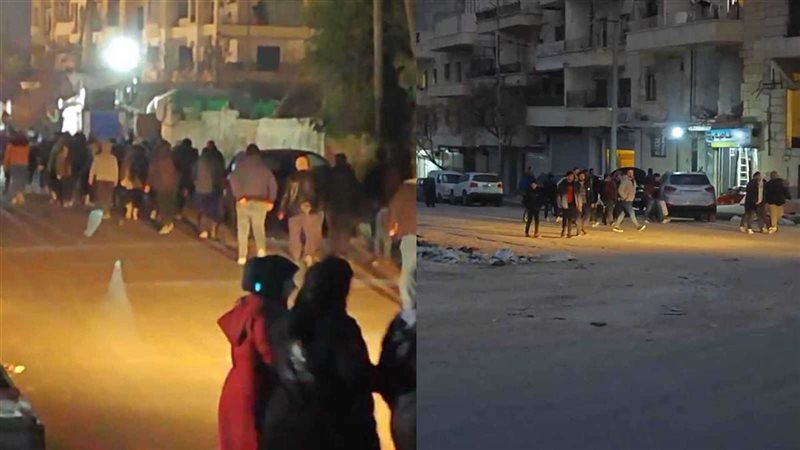 حركة نزوح في حلب (لقطة شاشة)  