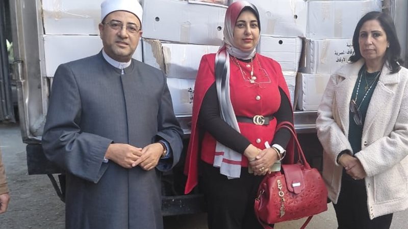 توزيع لحوم الأضاحي 