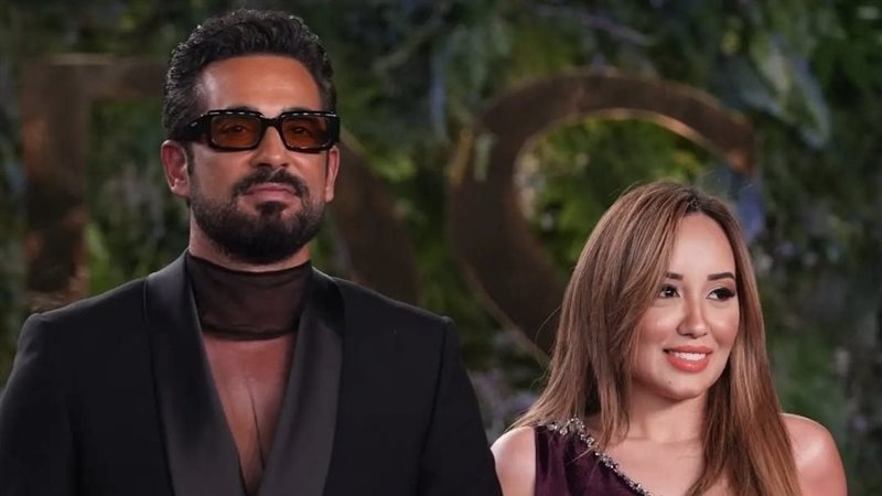 عمرو سعد وزوجته شيماء فوزي