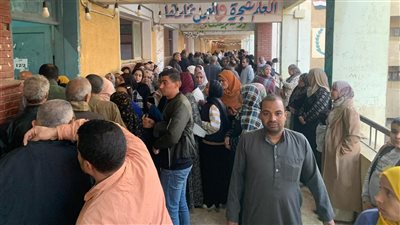 صفوف طويلة أمام لجان الجيزة لممارسة الحق الدستوري في انتخابات النواب