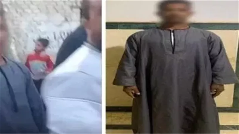 المتهم عقب القبض عليه