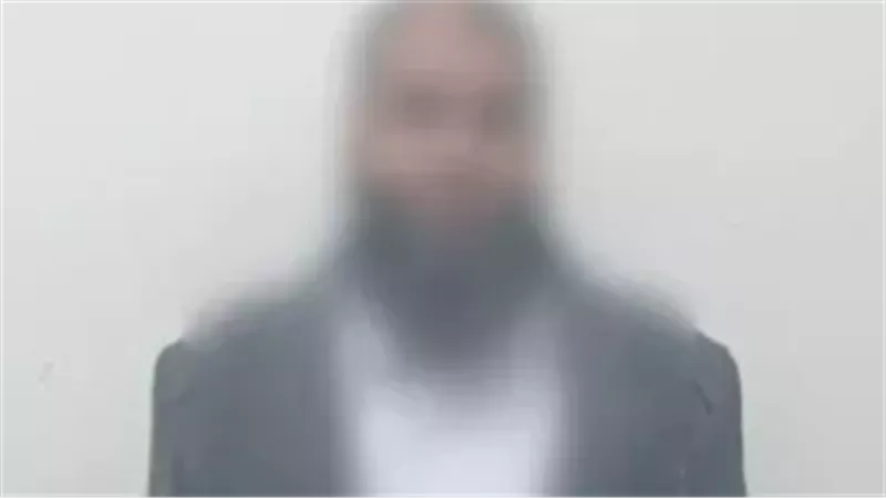 المتهم عقب القبض عليه