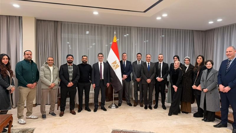 أعضاء الجالية المصرية في سول