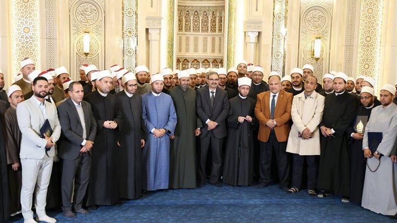 وزير الأوقاف خلال الفعاليات 