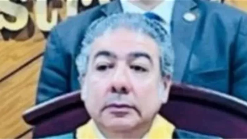 المستشار سامح عبد الحكم رئيس محكمة الجنايات