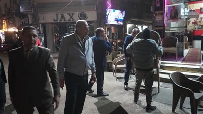 جولة ليلية لمحافظ الغربية في المحلة مع بداية العام الجديد