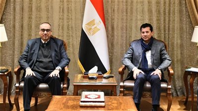 وزير الرياضة يناقش استعدادات اجتماع مجلس وزراء الشباب والرياضة العرب ومكتبه التنفيذي ولجانه المعاونة