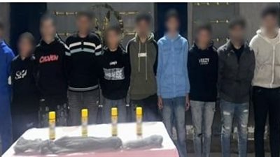 القبض على 10 أشخاص أشعلوا النيران بالشارع احتفالًا برأس السنة